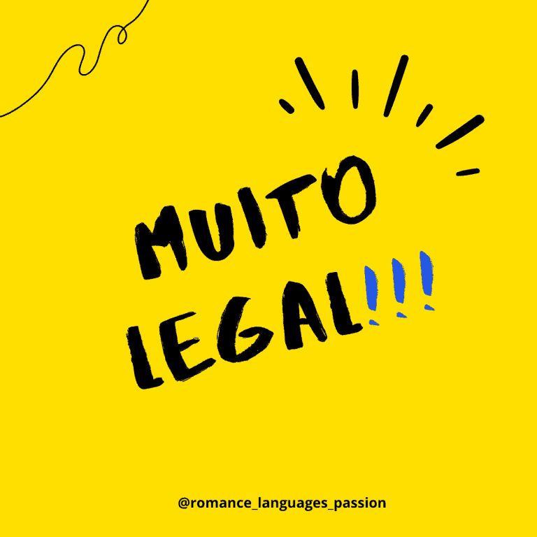 How to say cool in Brazilian Portuguese